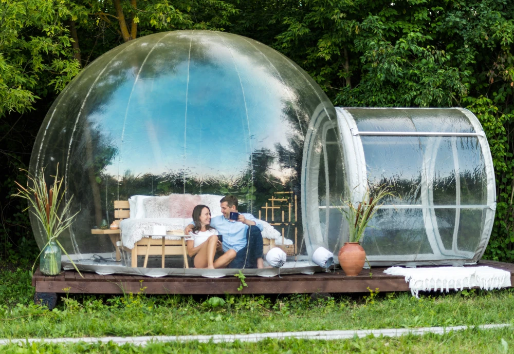 outdoor inflatable bubble tent